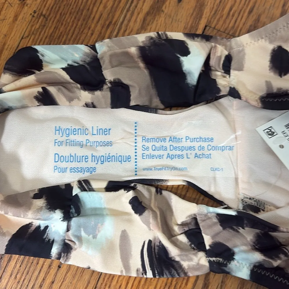 BAR‎ III Shirred Hipster Swimsuit Bottom Beige Leopard size XS NWT - Image 7