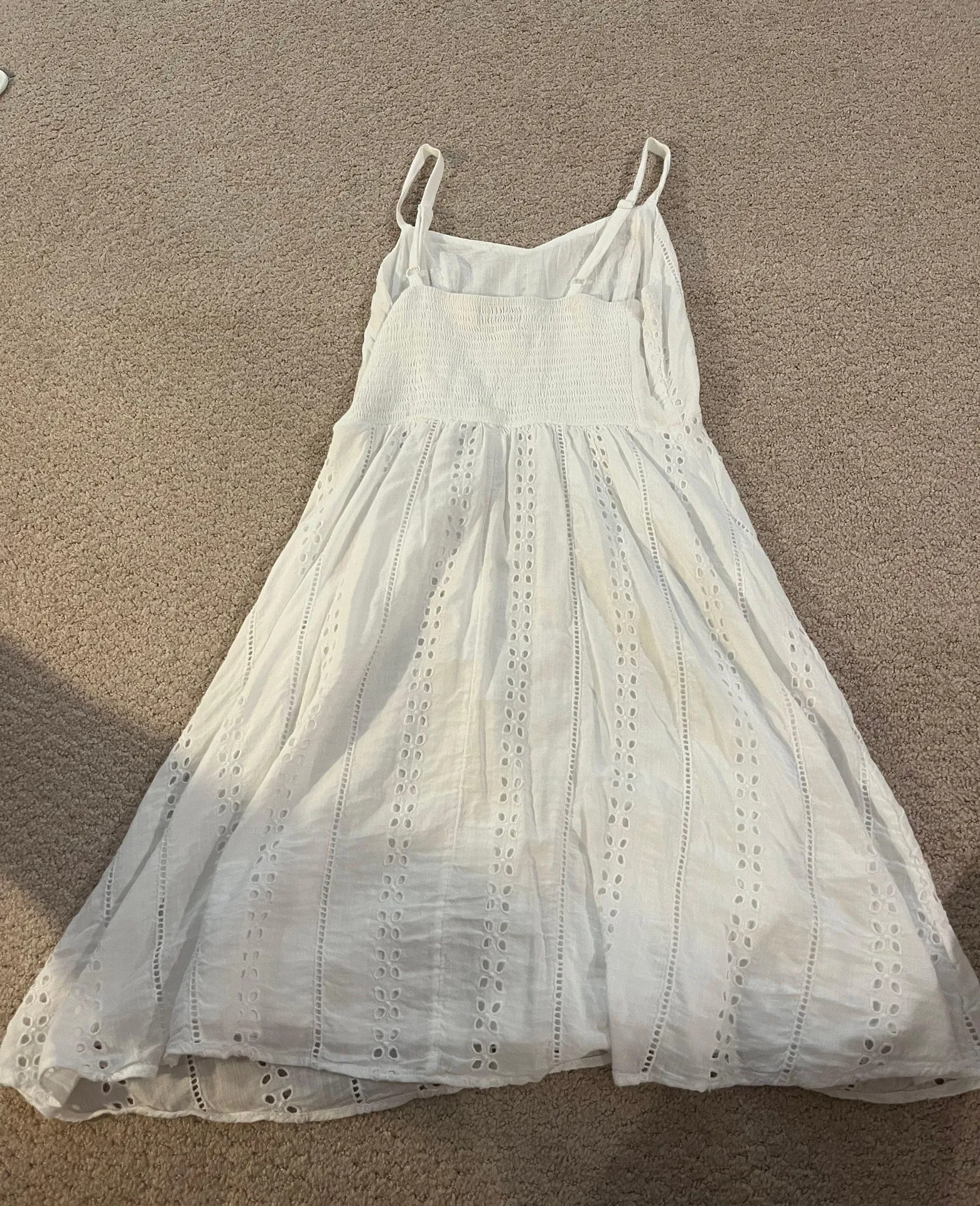 Mini White Dress Eyelet - Image 2