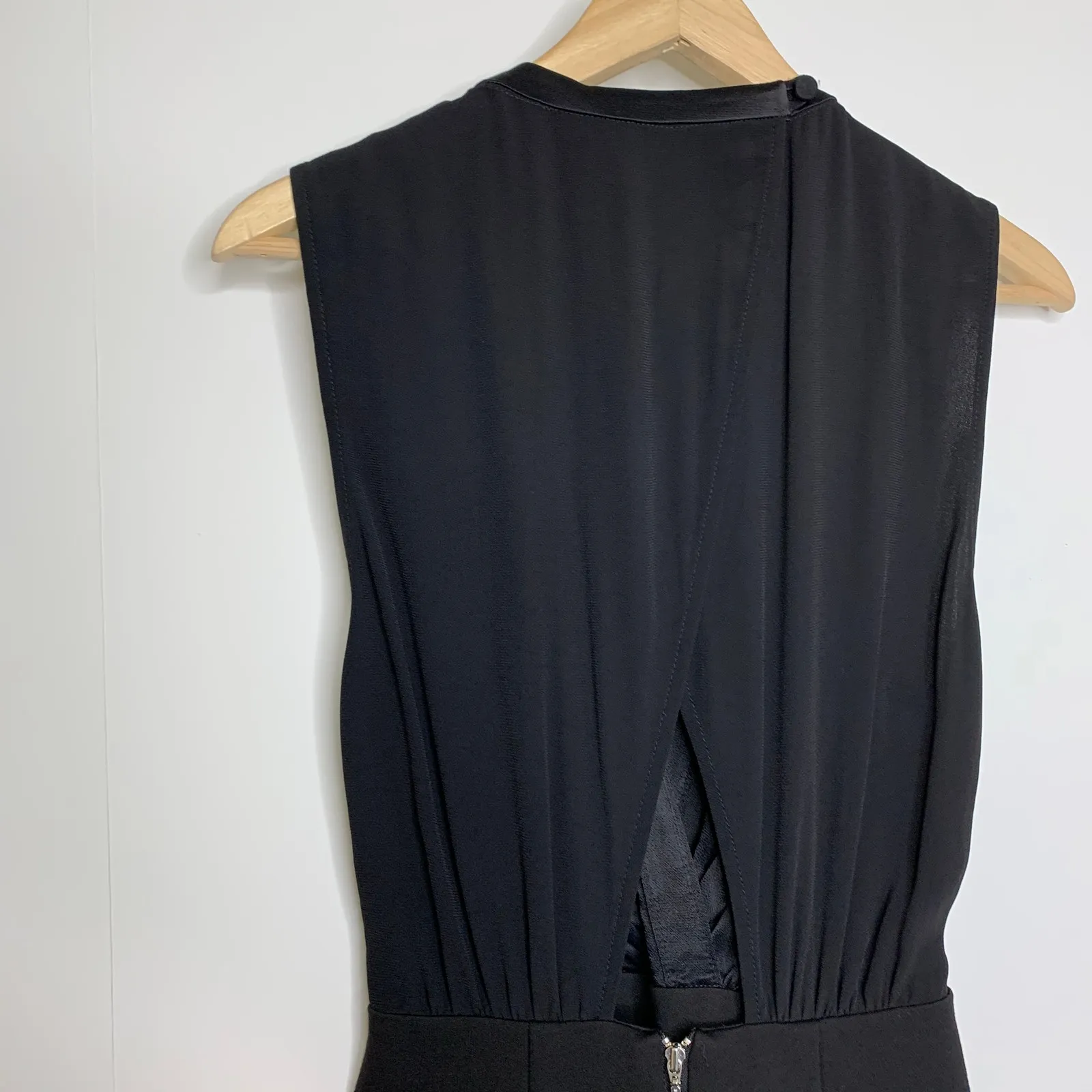 Bec & Bridge Black Faux Wrap Asymmetrical Dress Womens Size 4 - Image 12