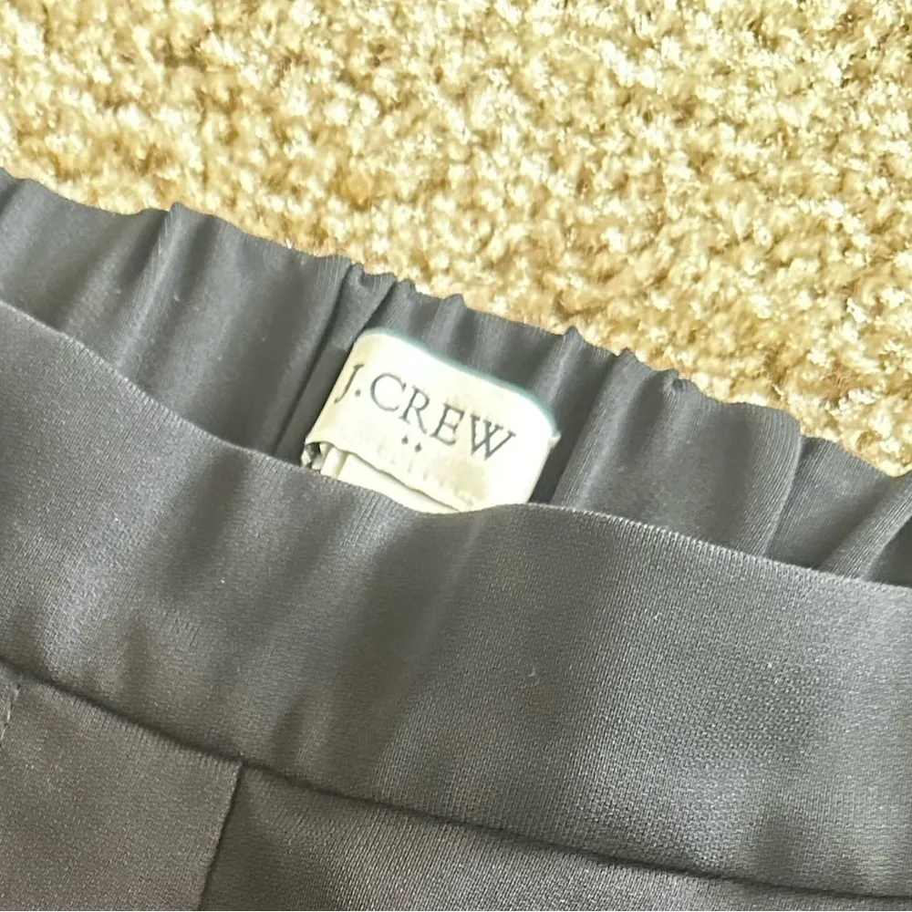 J Crew Black Skinny Straight Dress Pants Size 2 - Image 3