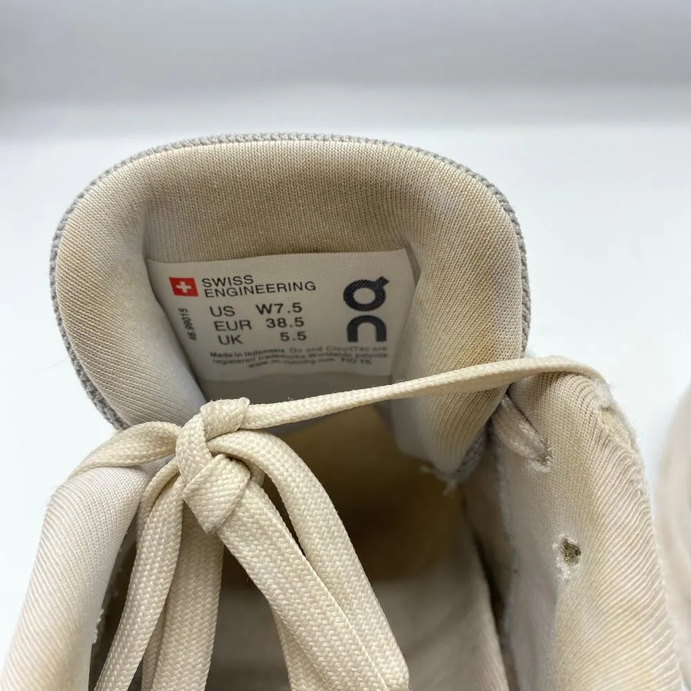 ON RUNNING Cloudrunner Women’s Size 7.5 White & Frost Running Shoes Sneakers - Image 8