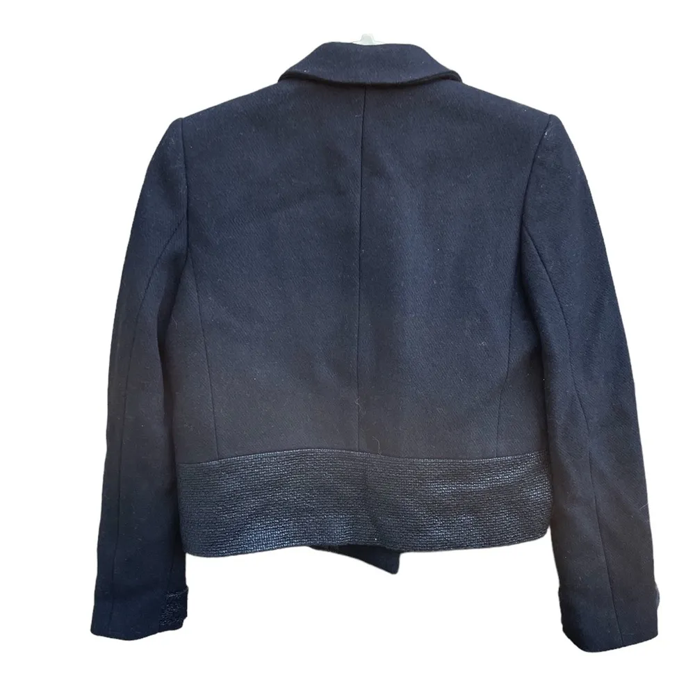 NWT ZARA WOOL BLEND SHORT COAT - Image 8