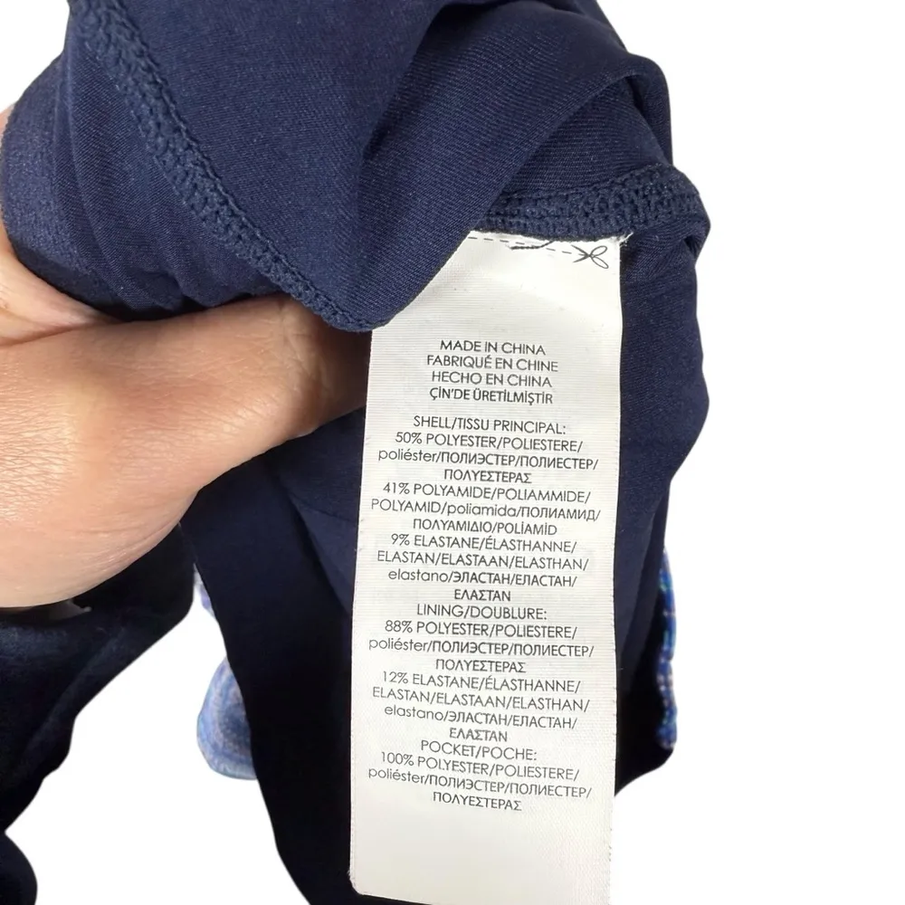 NWOT Ralph Lauren Golf Women's Multicolored Seersucker Skort Size L - Image 11