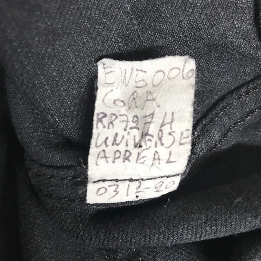 EDWIN Women’s Black‎ Denim Button Front Biker Vest Motorcycle Western Size Small Black - Image 8