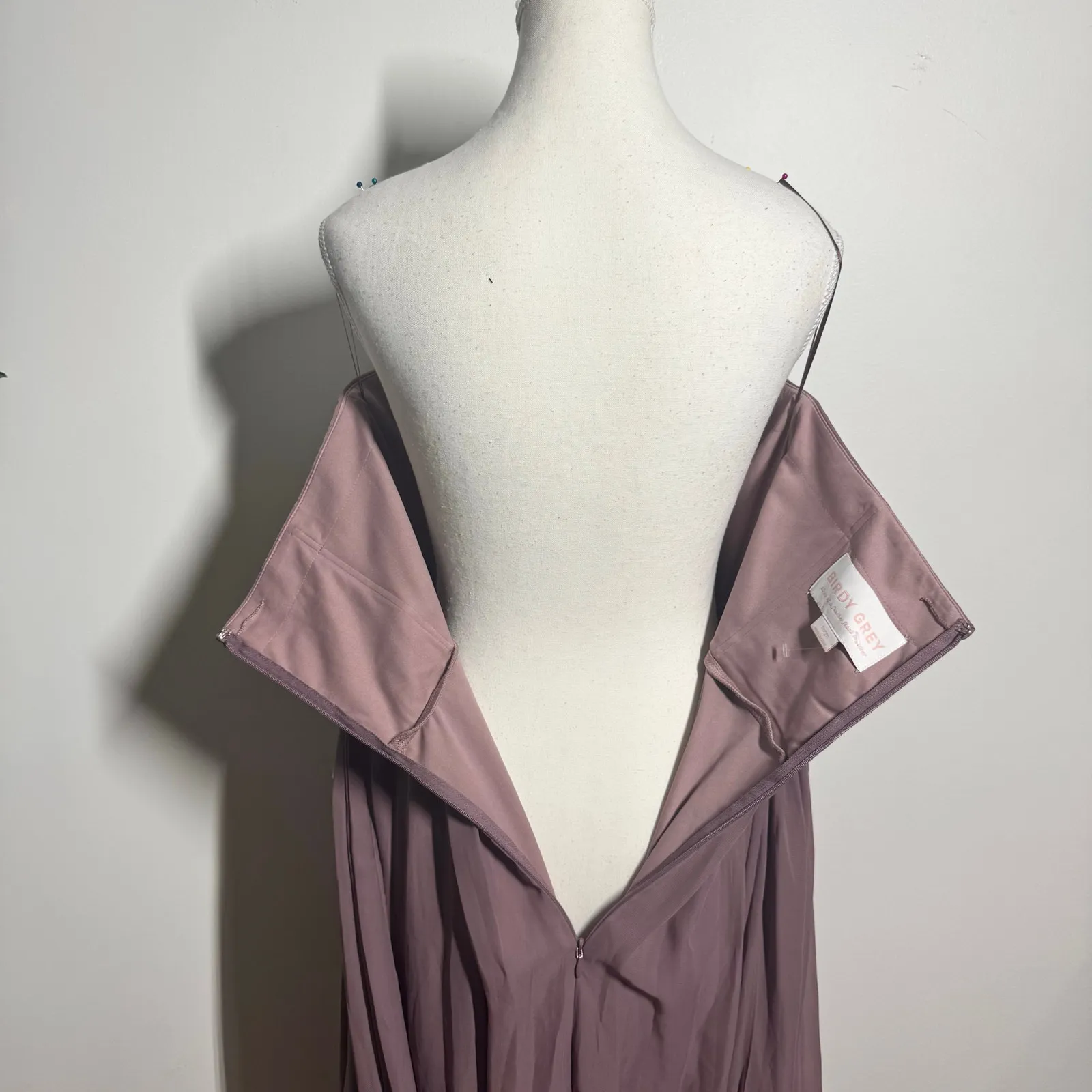 Birdy Grey Grace Bridesmaid Formal Dress Women L Mauve Wedding NWT Ethereal - Image 5