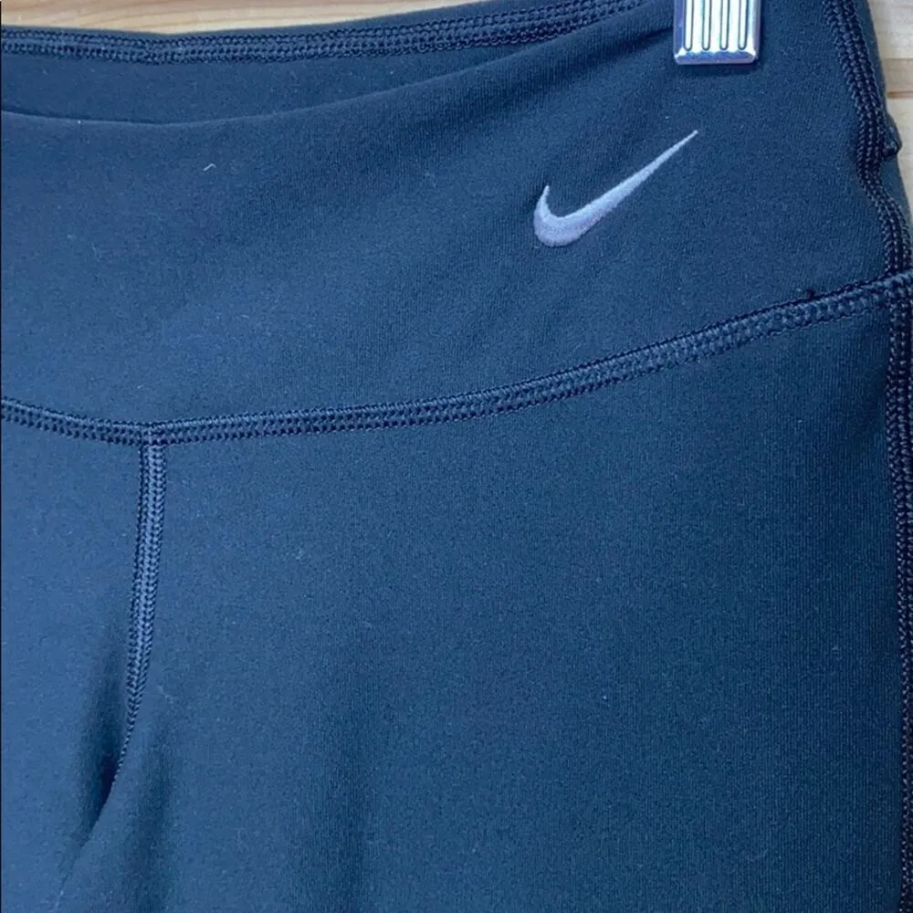 Nike Poly Training Yoga Workout Crop Pants Small - Image 3
