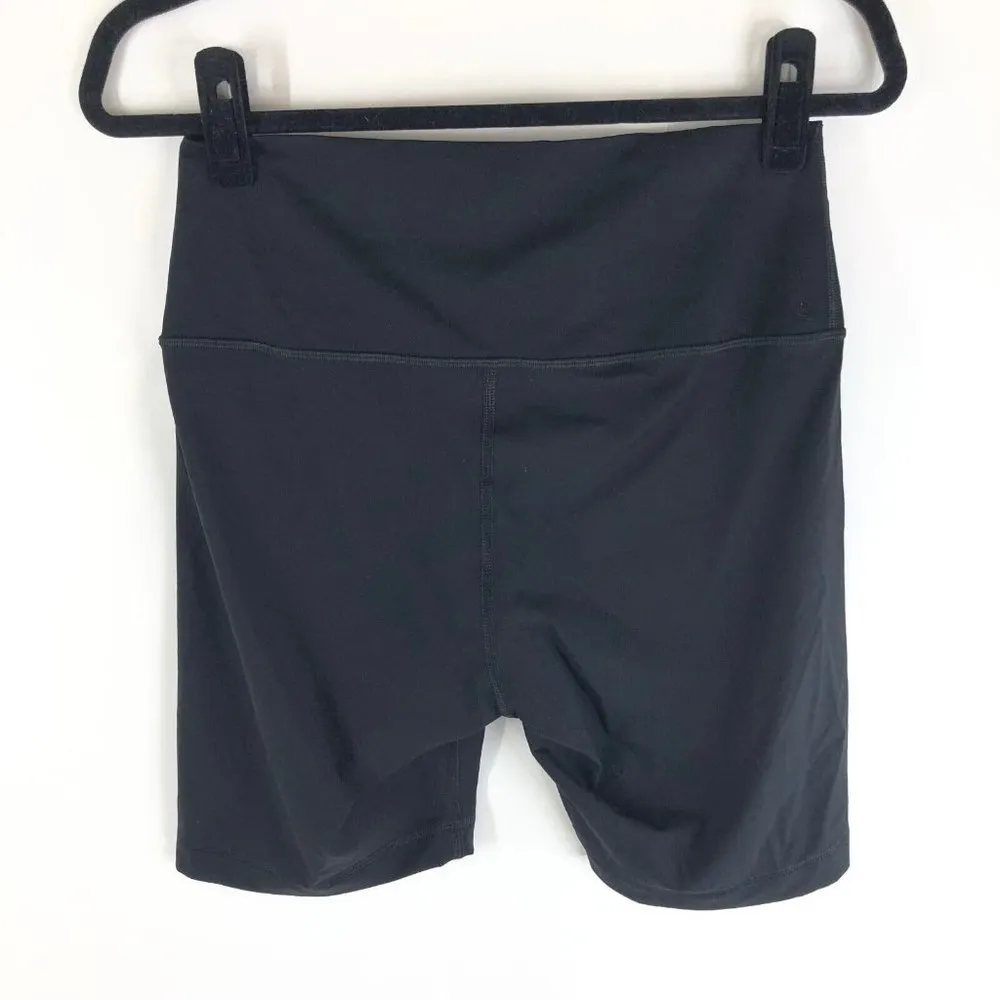 Everlane Womens The Perform Bike Short High Waist Sweat-Wicking Black L - Image 4