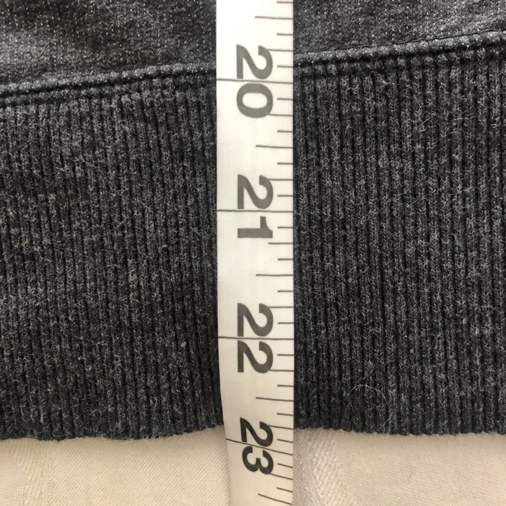 Puma Gray Crewneck Pullover Long Sleeve Logo Graphic Sweatshirt L - Image 3