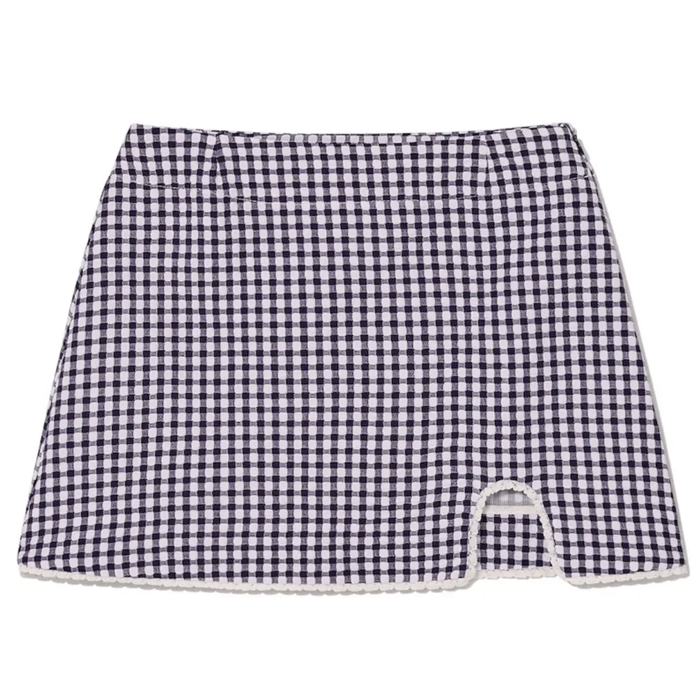 Glowny U BABY GINGHAM SKIRT (NAVY) Blue - Image 3