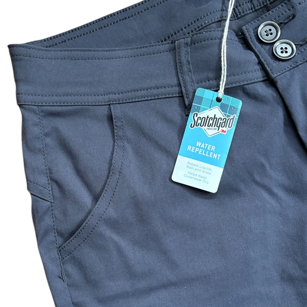 NWT Prana Halle Pants Mid-Rise Relaxed Fit Grey Size 8 - Image 5