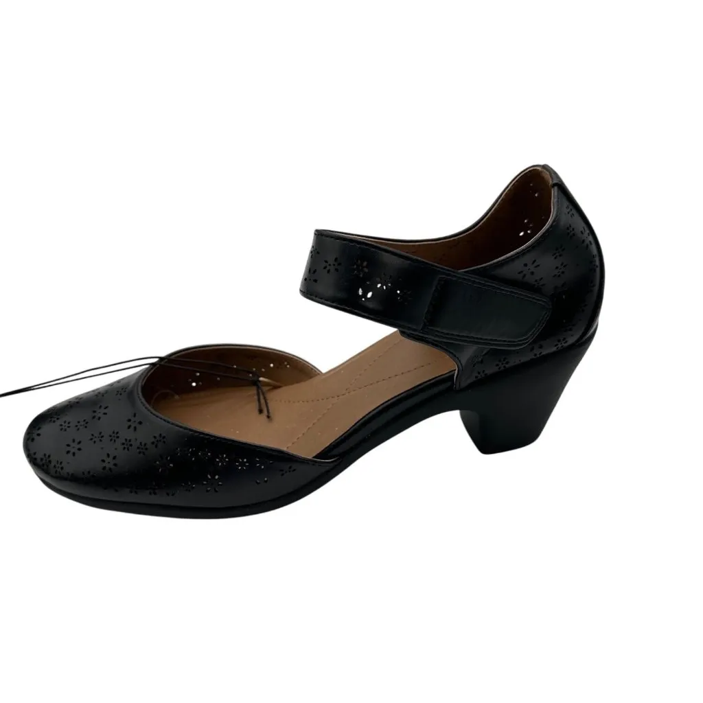 Easy Spirit 11M Mary Jane Comfort Textile Upper Heels Womens  Hook&Loop - Image 10