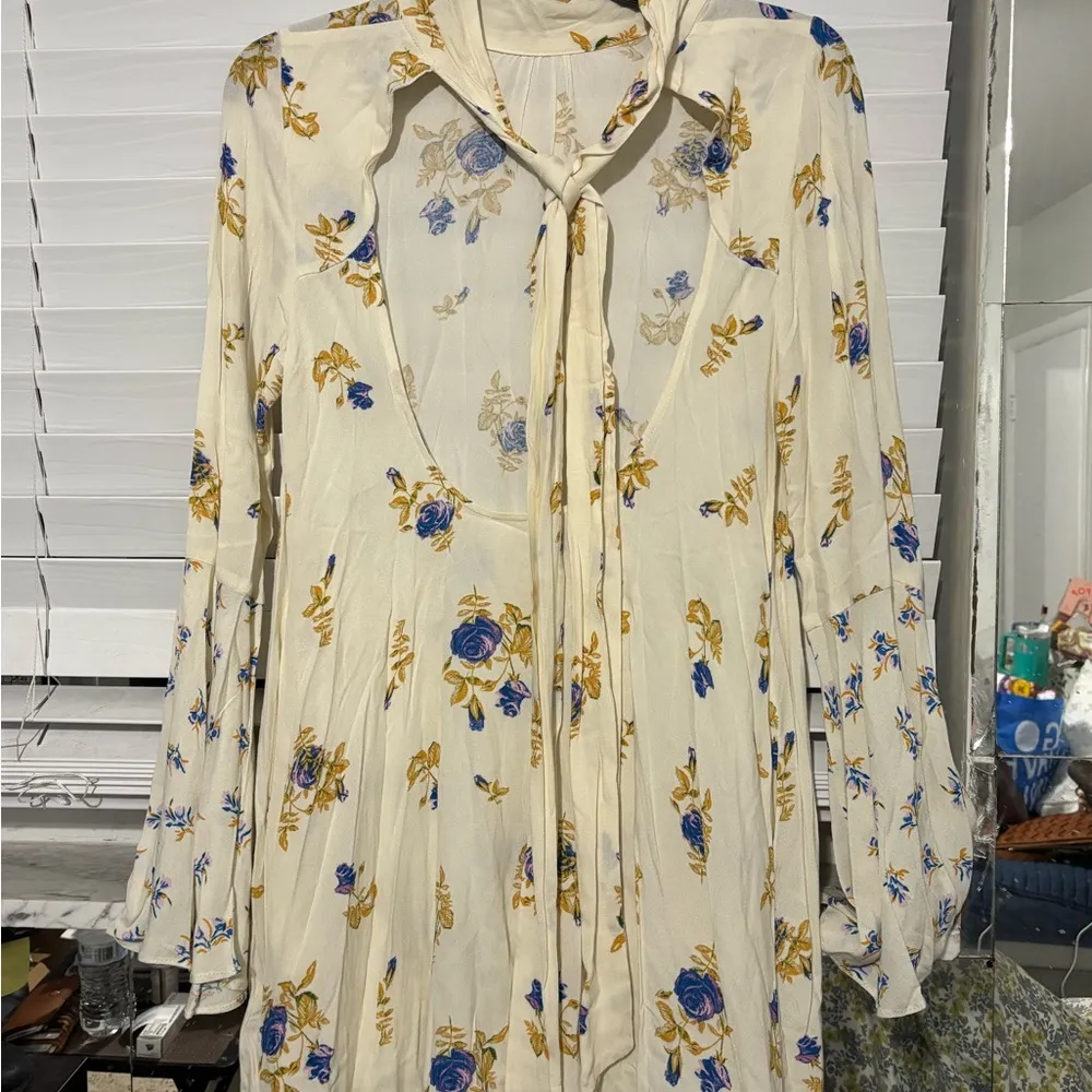 Free People Tate Tunic in Ivory Combo Ivory combo - Image 9