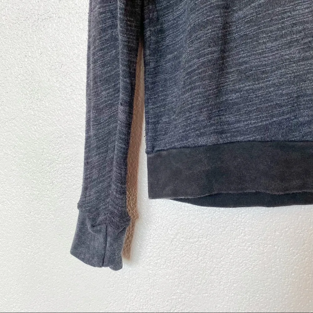 Project Social T Wide Neck Dark Heather Pullover Size Medium - Image 5