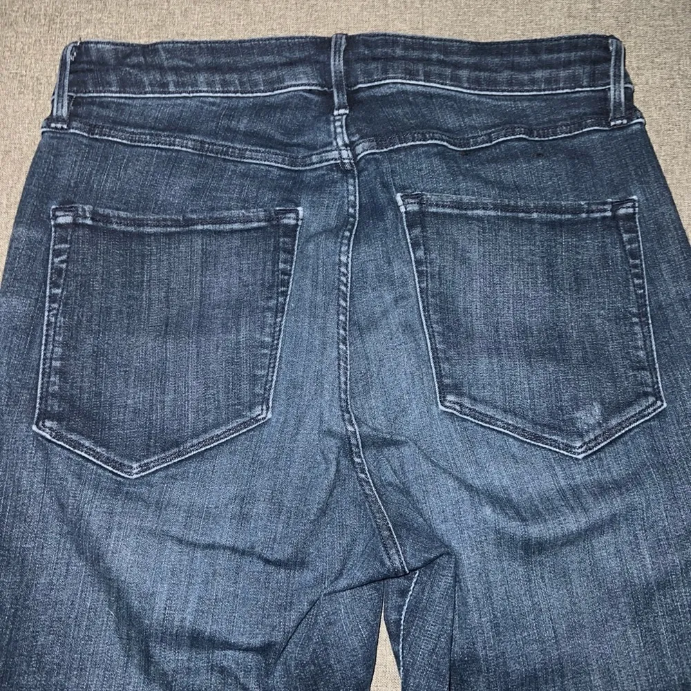 3X1 NYC Skinny Jeans with Raw Hem, no size tag waist measures 14” across - Image 6