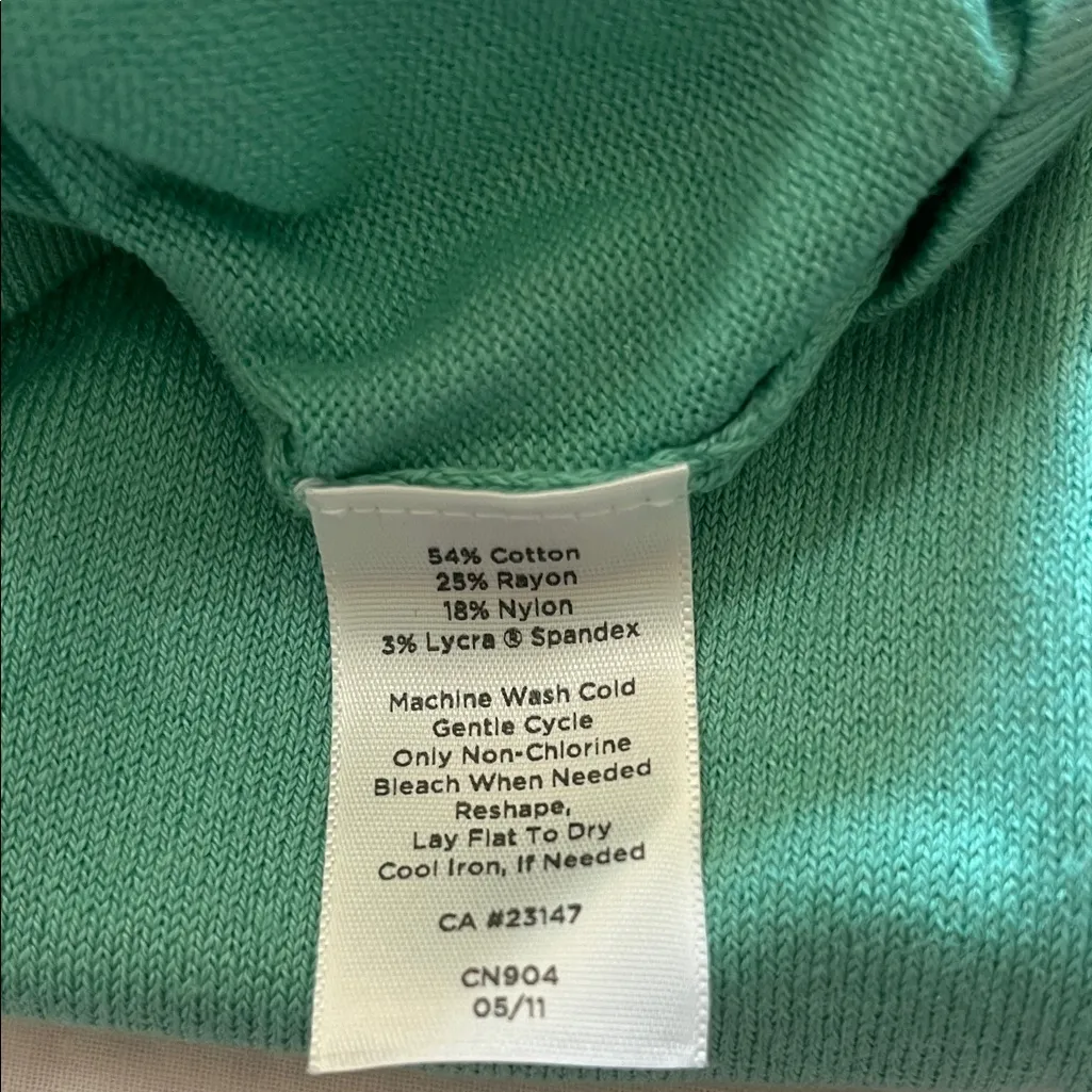 Talbots Mint Green Turtleneck Sweater - Image 7