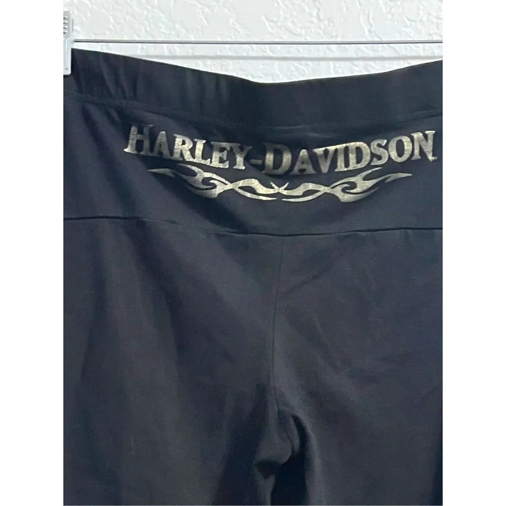 Harley Davidson Women Moto yoga Pants sz XL motorcycle riding biker - Image 4