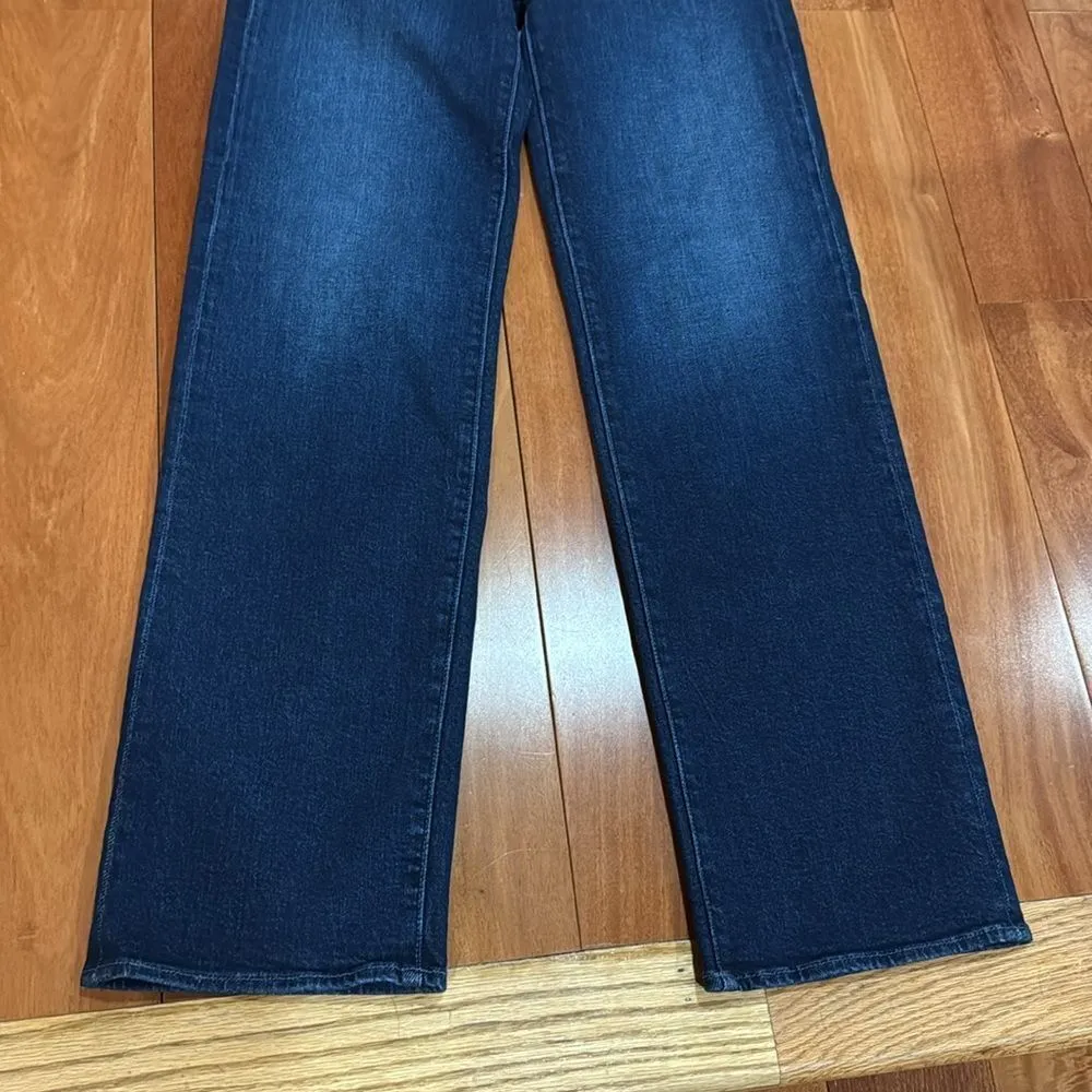 NWT MOTHER Women's Patch Pocket Rambler Zip Sneak Jeans size 26 Blue - Image 6