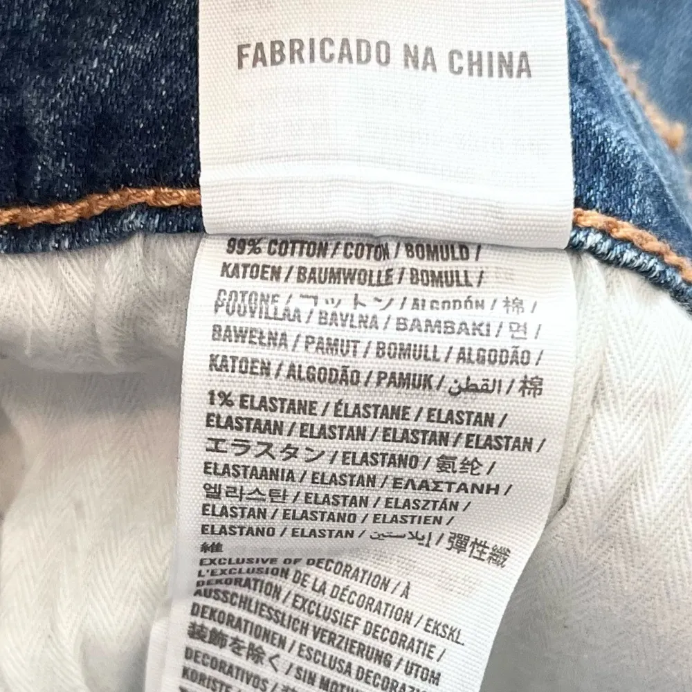 ABERCROMBIE & FITCH Women’s Super Skinny Fit Bedazzled Blue Denim Jeans 8 NWT - Image 11