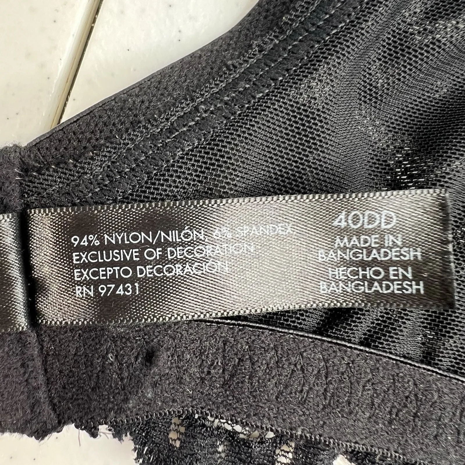 Smart And Sexy 40DD Bra Signature Lace Unlined Underwire In Black SA964 - Image 14