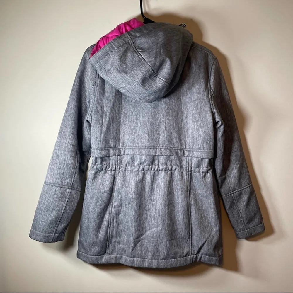 Point Zero Gray Long Sleeve Hooded Coat Size‎ M Size M - Image 5