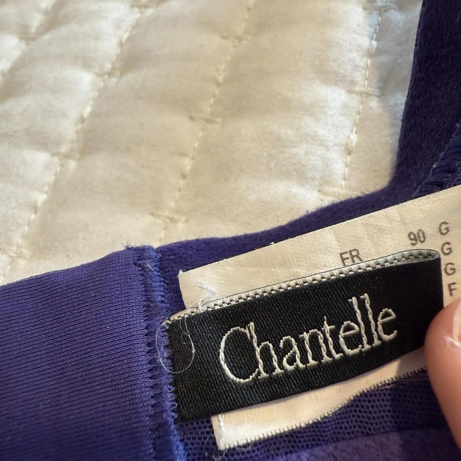 Chantelle 1296 Aeria Lightly Lined Spacer Convertible Bra Purple 34DDDD 34F - Image 6