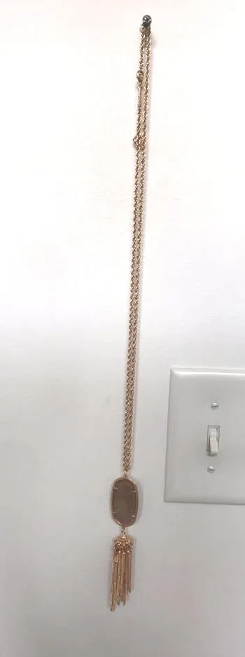 Kendra Scott Gold Long Necklace  - Image 4