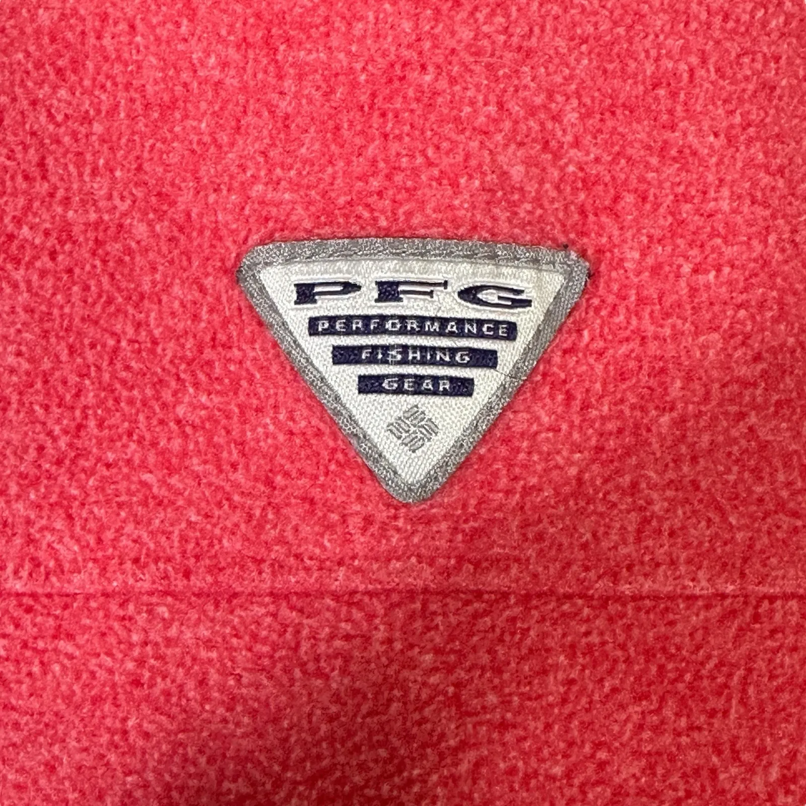 Columbia Fleece Vest Womens M Pink Full Zip Blue Trim Outdoor Hiking Athleisure - Image 5