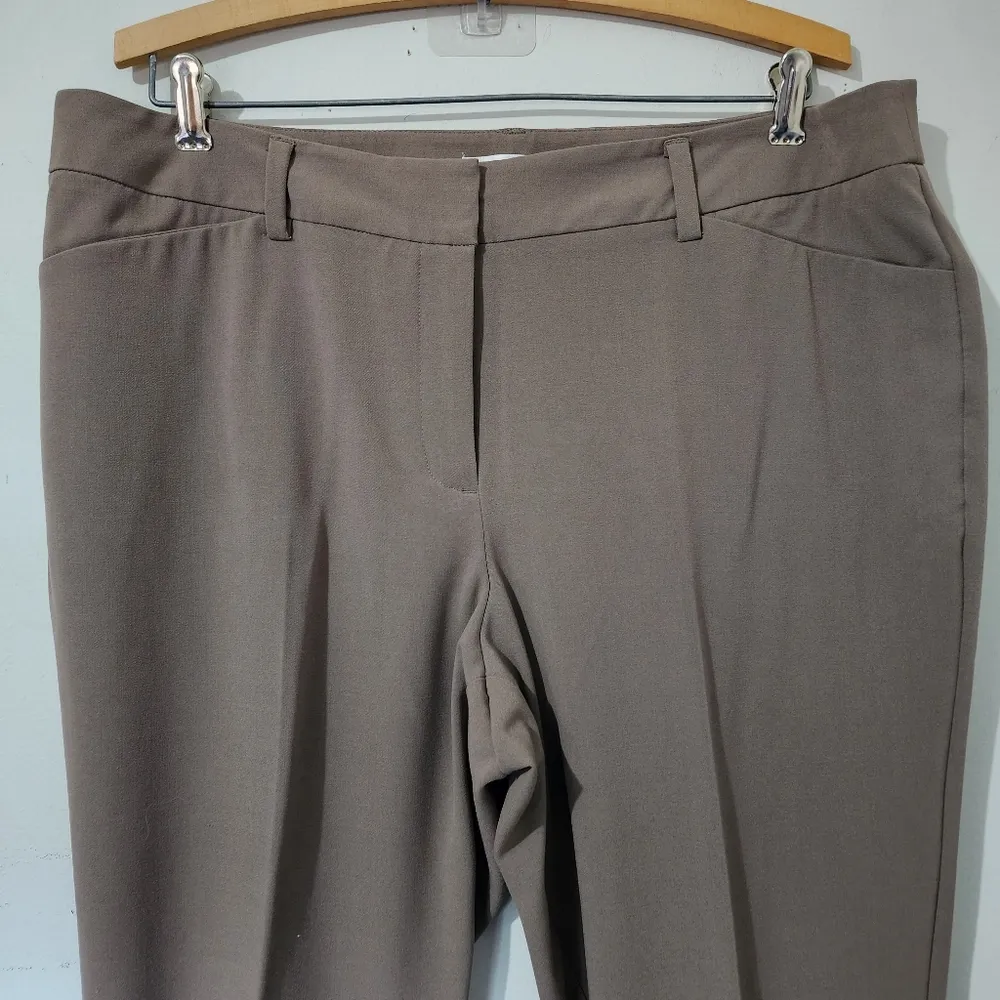 Chico's Taupe Dress Work Pants - Image 5