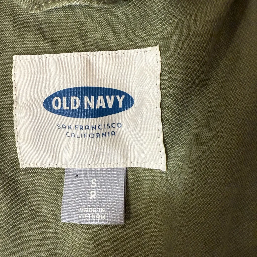Old Navy Green Utility Jacket with Drawstring Waist - Image 7