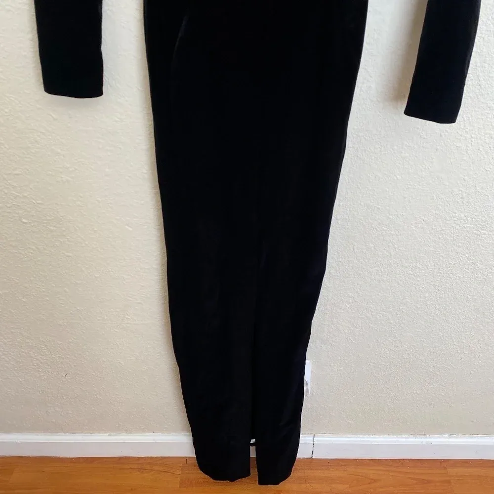 House of CB the Charlotte Plunge Maxi black Dress‎ Size XS NWOT - Image 9