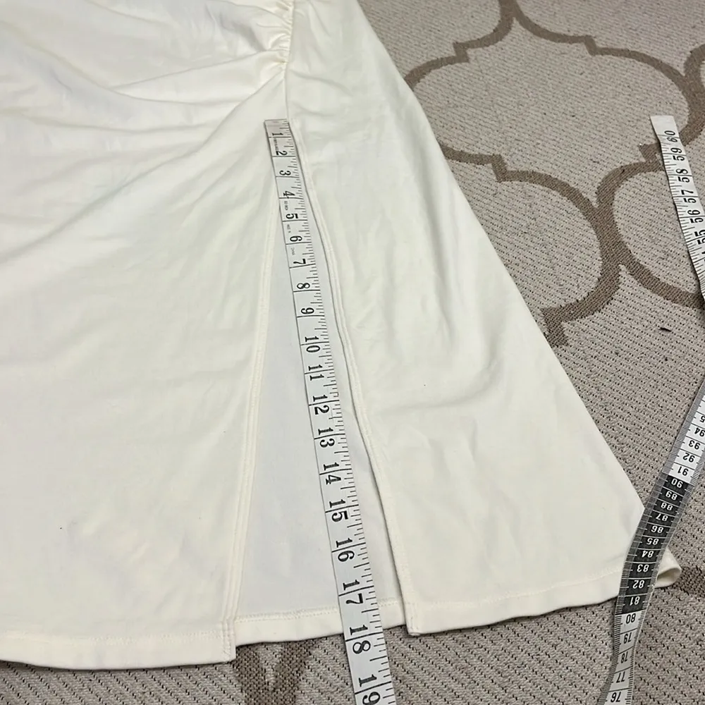 Artizia wildfred vespa skirt ruched midi skirt with a thigh slit - Image 5