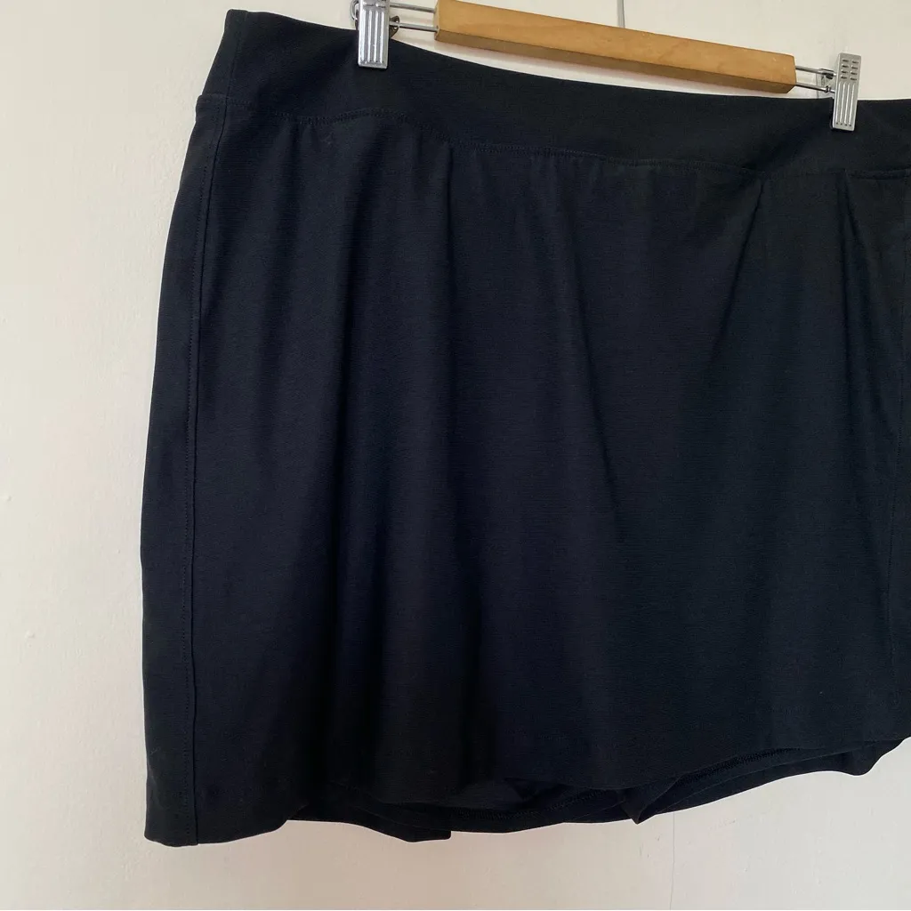 Outdoor Voices Court Active Tennis Skort Side Slit 4.5” Inseam Black Sz XXXL - Image 5