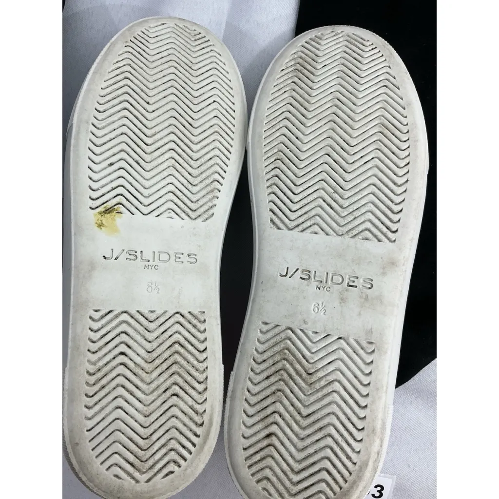 Womans J Slides NYC Otk Pull On Boot Sneakers 6.5 Black 1/4 Zip - Image 5