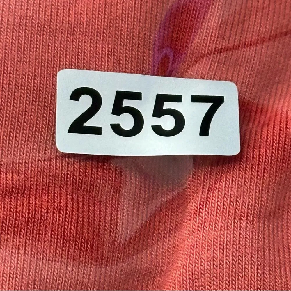 Moulinette Soeurs by Anthropologie XL Coral Orange Marissa Ruched Column Dress - Image 12