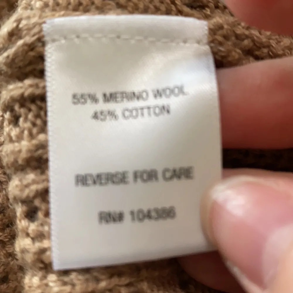 Ryllace Merino blend V neck open knit sweater size 2X - Image 10