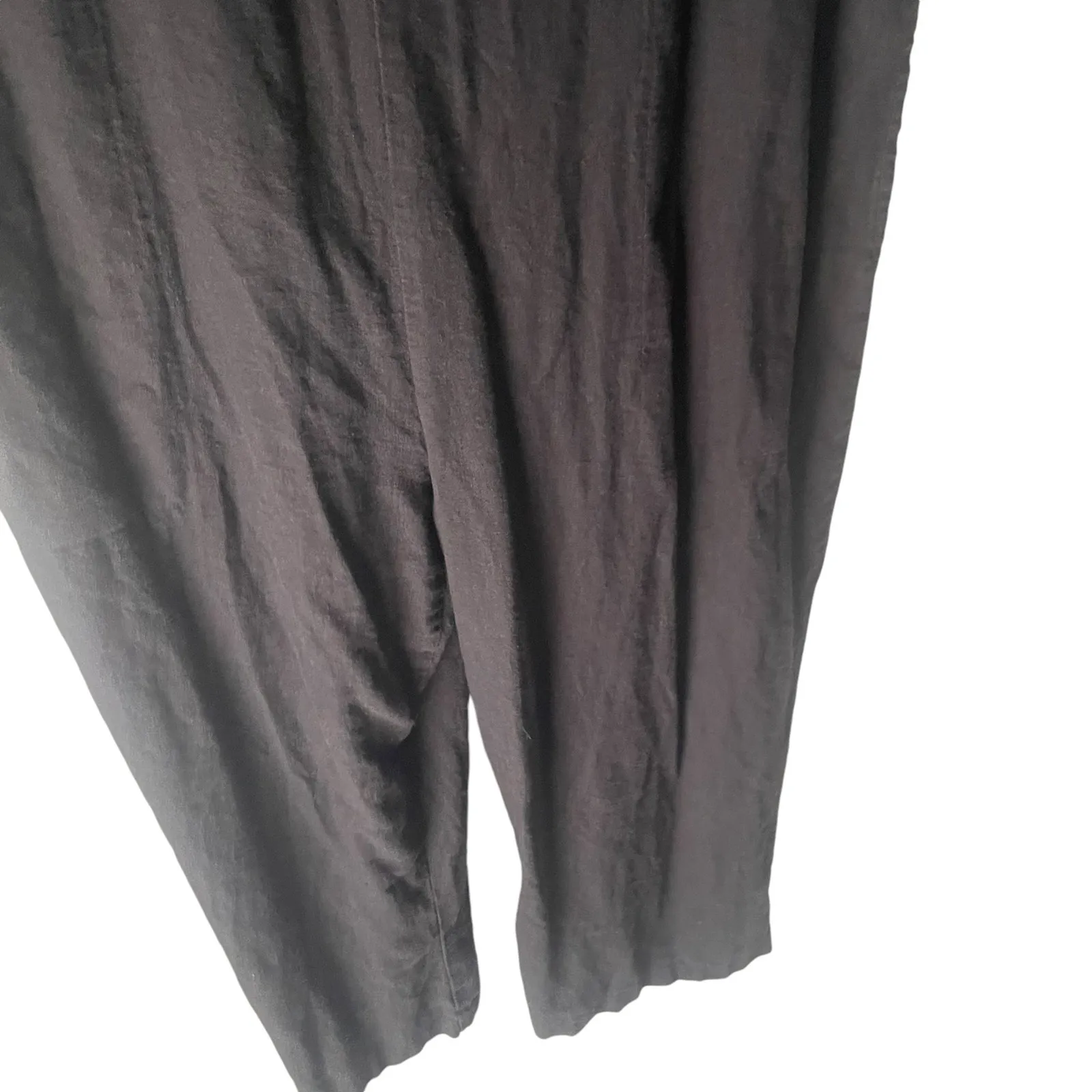 Universal Thread Women's Size Large Charcol‎ Grey Double V Wide Leg Jumpsuit - Image 5