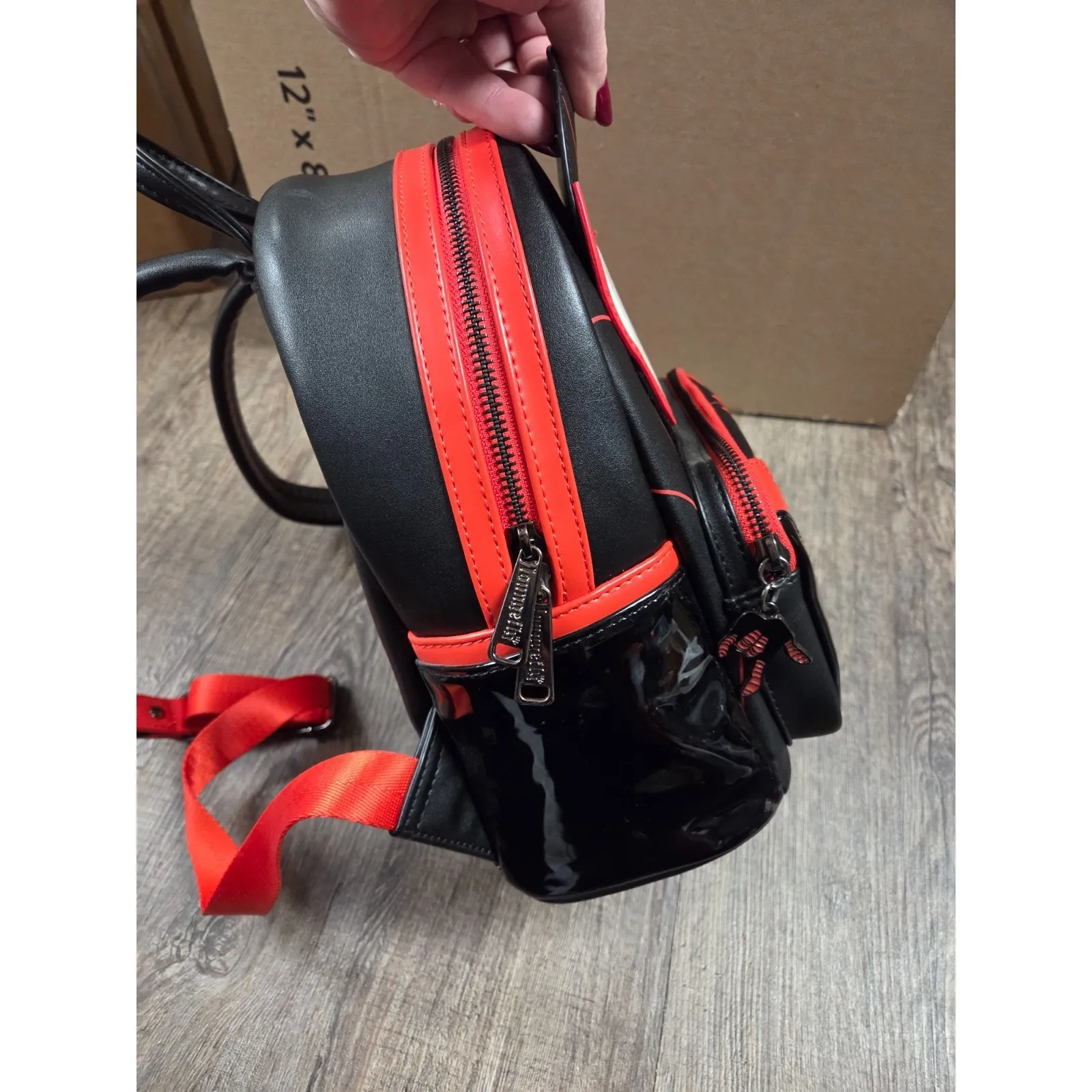 Marvel Comics Spider-Man Miles Morales Cosplay Mini Backpack Lounge Fly - Image 7