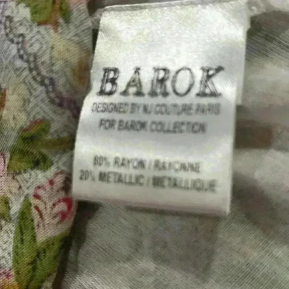 NWT Barok Paris Floral Midi Lace Metallic Ruffle Dress Boho Peach Size Small Pink - Image 15