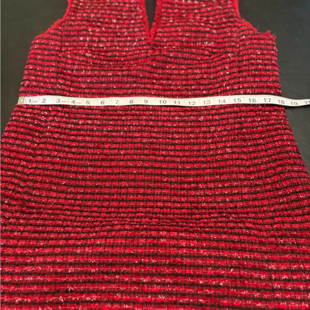 Ann Taylor Textured Red Midi Dress - Image 12