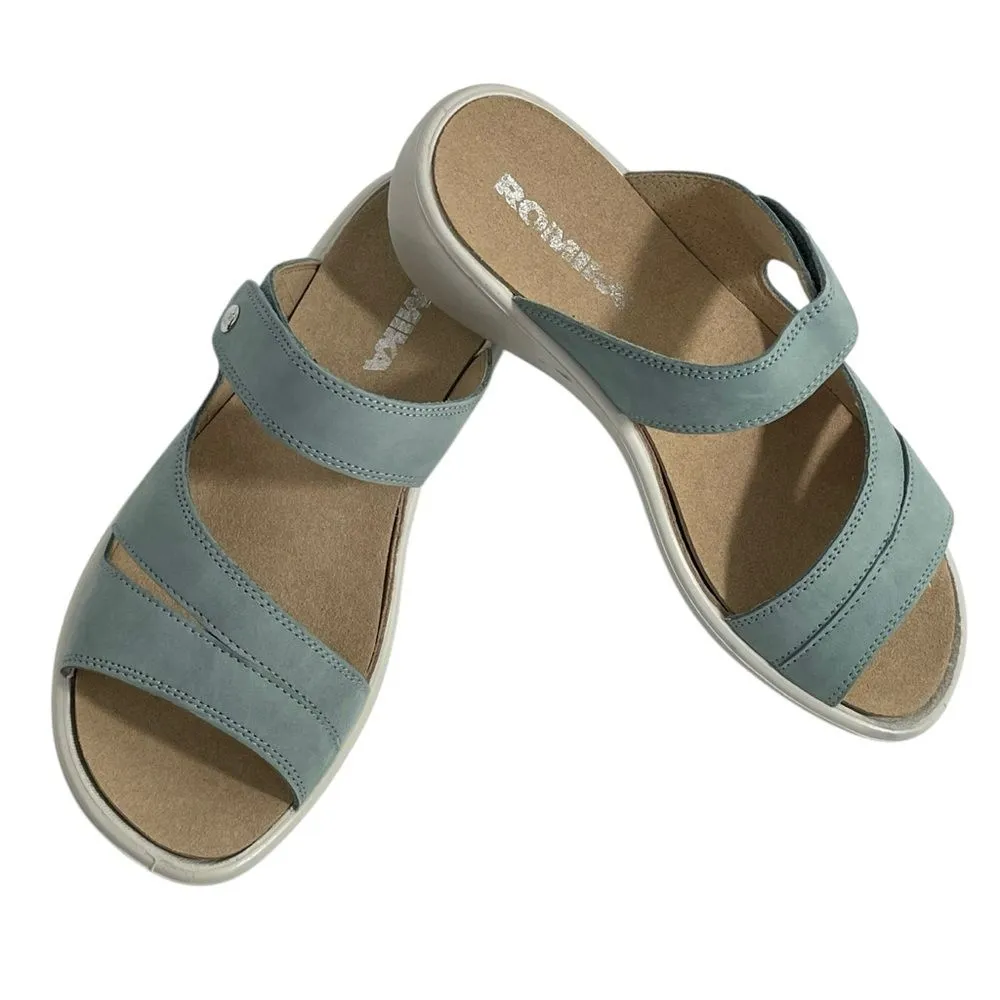 NEW Romika Ibiza 110 Slide Sandals Mint Green Women’s Size EU‎ 37 Shoes - Image 2