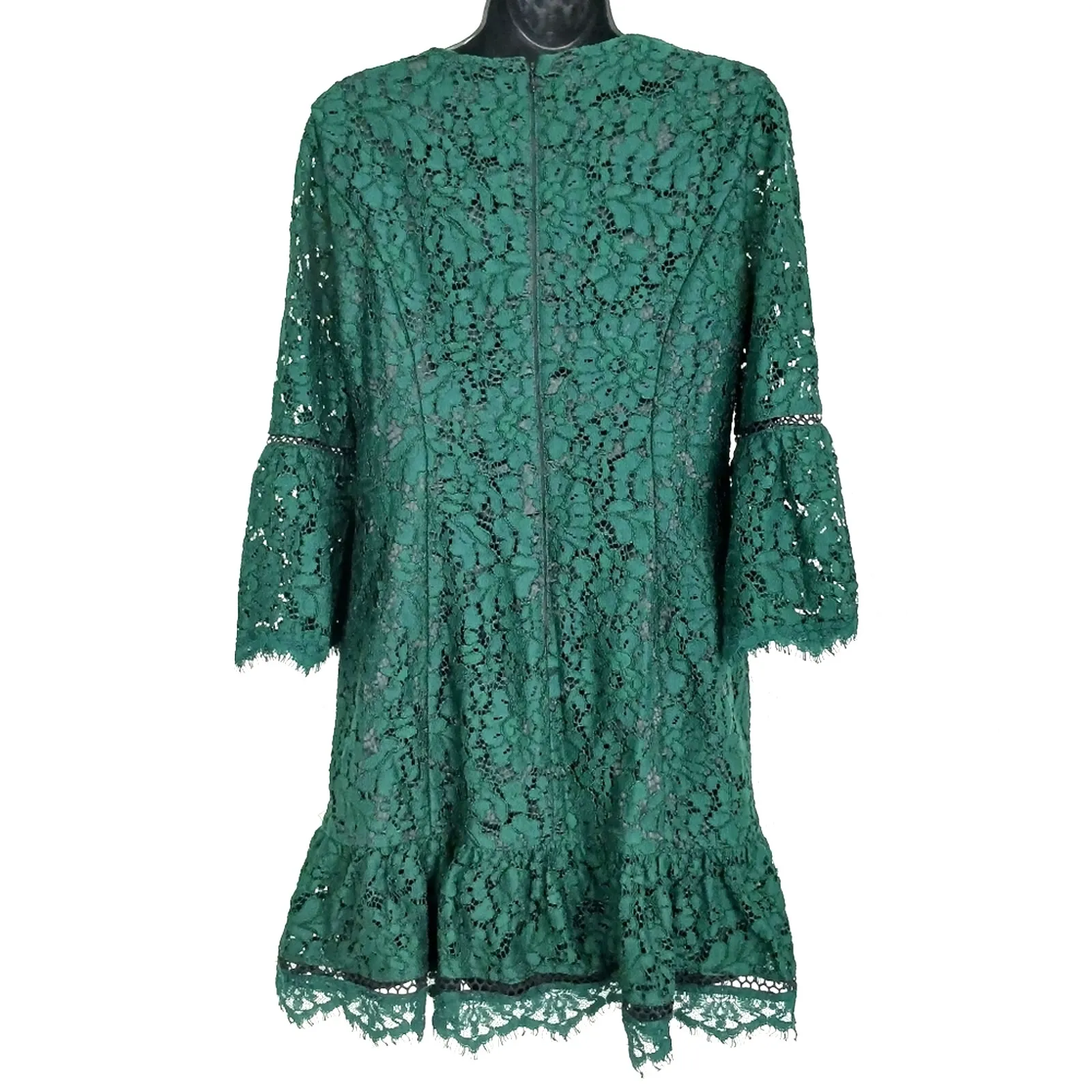 Eliza J Lace Bell Sleeve Fit & Flare Minidress Size 8P - Image 7