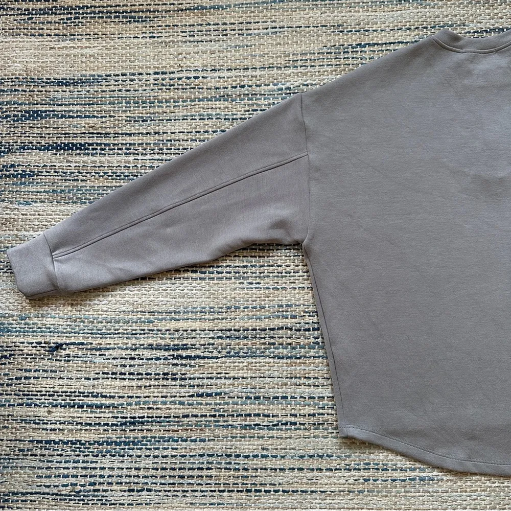 Phoebe Zip Crew in Stone Size X-Small - Image 12