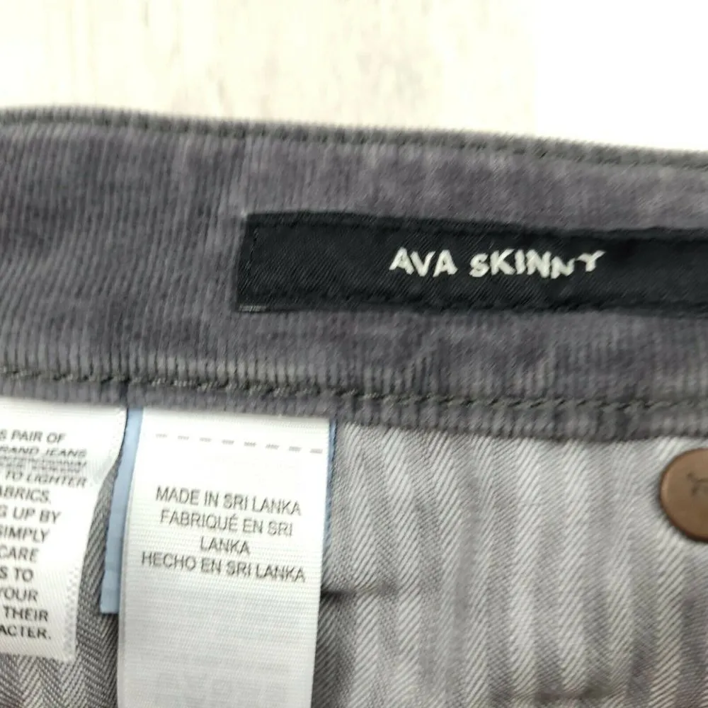 Lucky Brand Womens Ava Skinny Blue Jeans Size 4/27 (28x26.5) EUC - Image 8