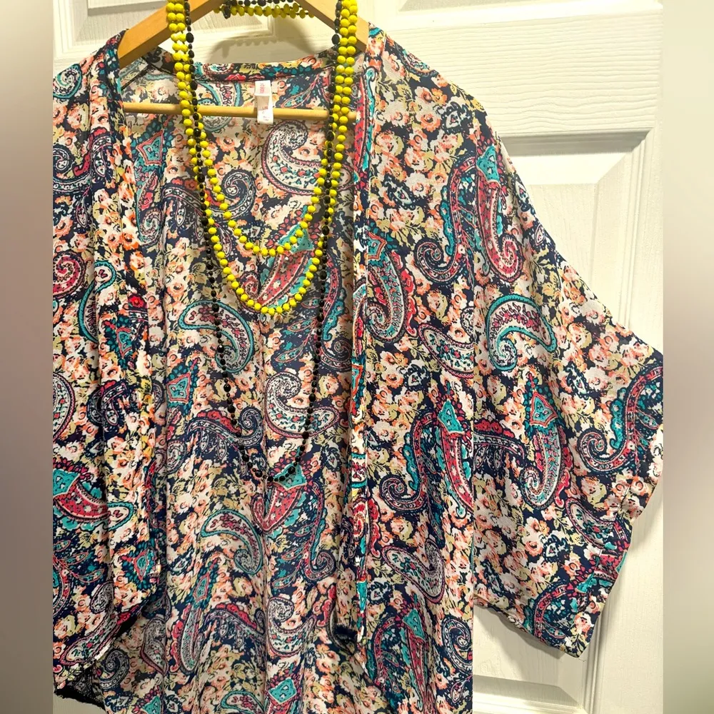 Xhilaration Kimono Floral Print for Women Size XL - Image 4