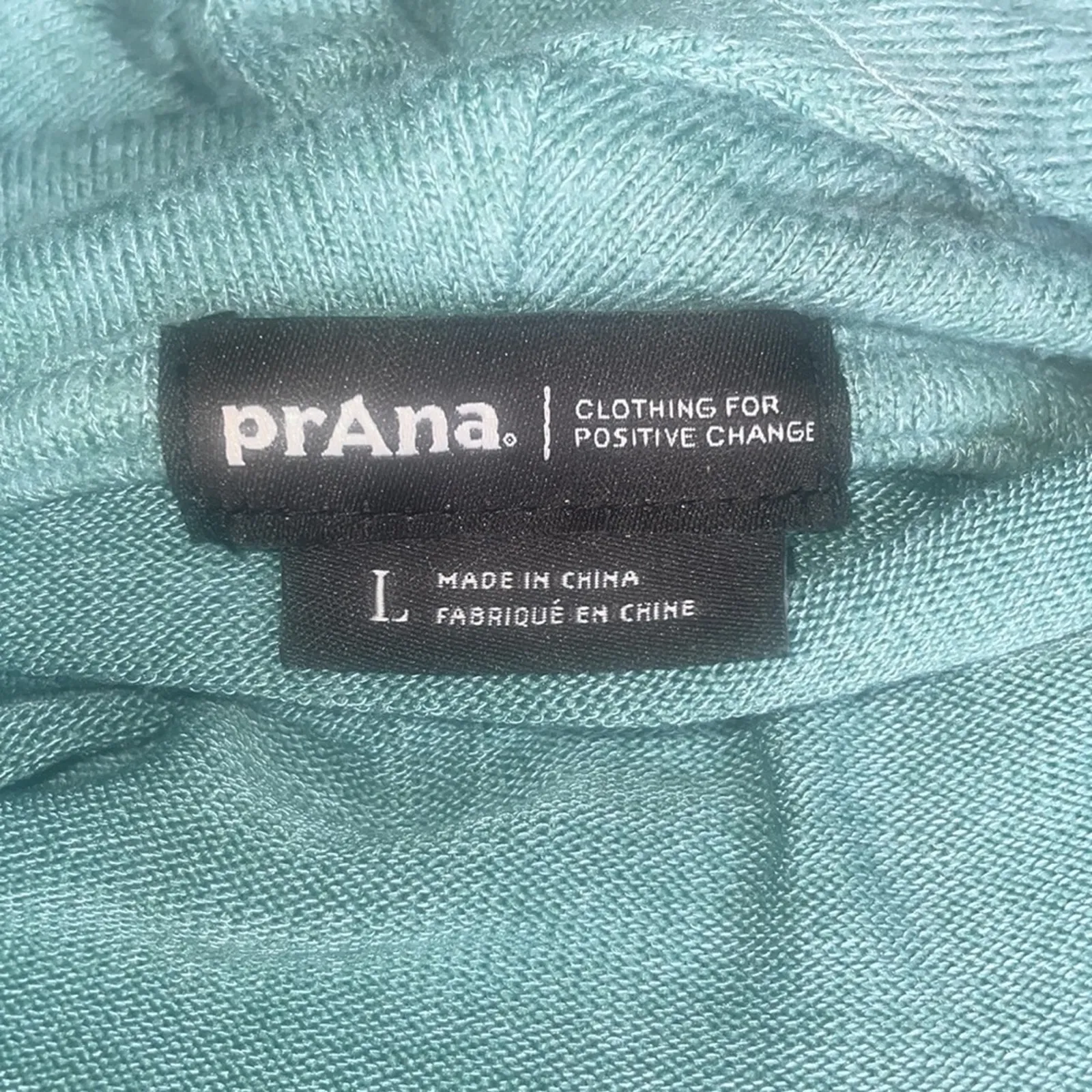 Prana Women’s Size Large Foresta Top in Cove / Pullover Hoodie Long Sleeve - Image 4