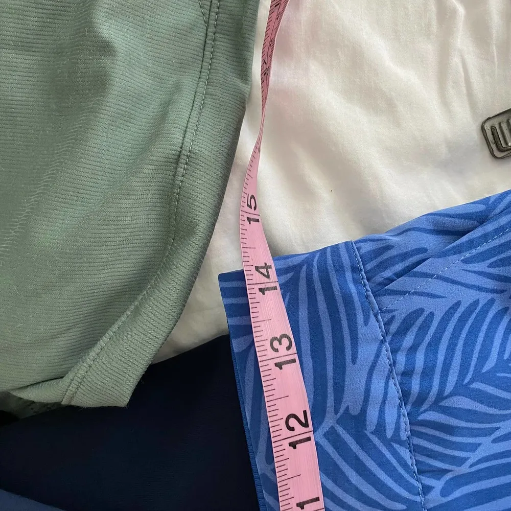 Soft Surroundings Go Lively Blue Printed Palm Leaf Cargo Jogger Pants Pull On-XS - Image 5