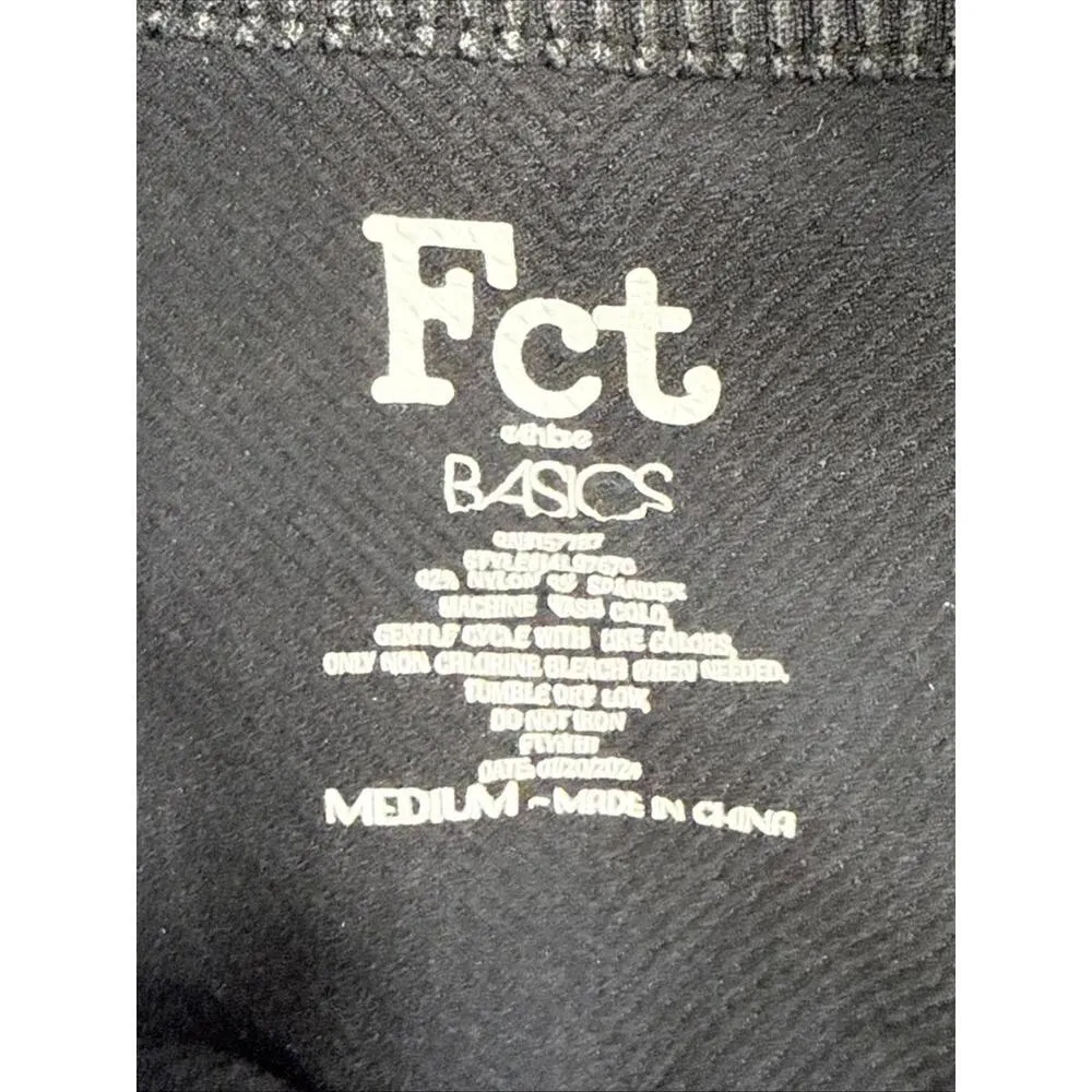 Fct Classic Crop Ribbed Vintage Wash Streetwear Boho Minimalist Tank Size M - Image 9