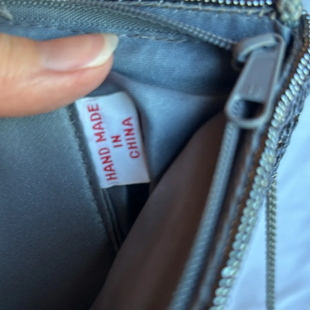 Carla Marchi Vintage Dark Gray Beaded Zippered Purse Crossbody Handbag Formal - Image 9