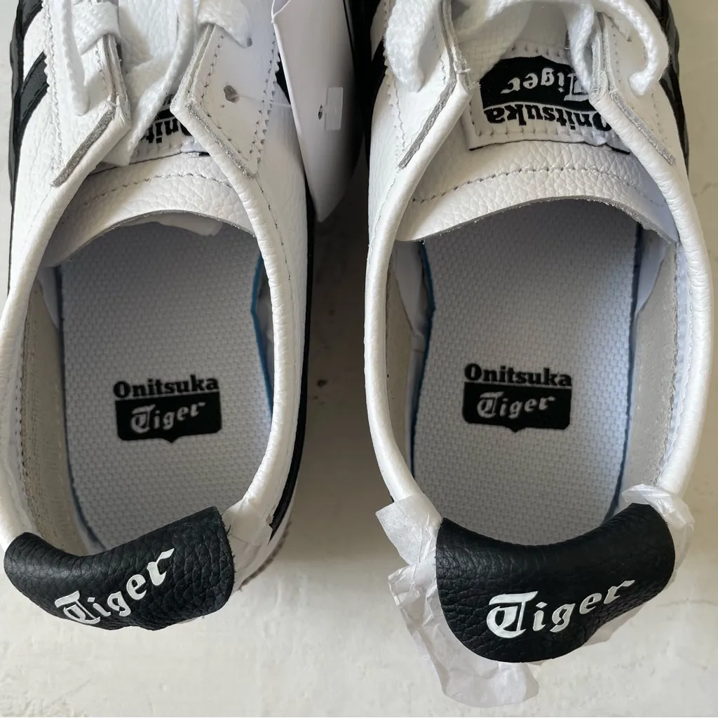 Onitsuka Tiger MEXICO 66 1183A201 126 WHITE BLACK Size US 4.5 EURO 37 NIB - Image 9