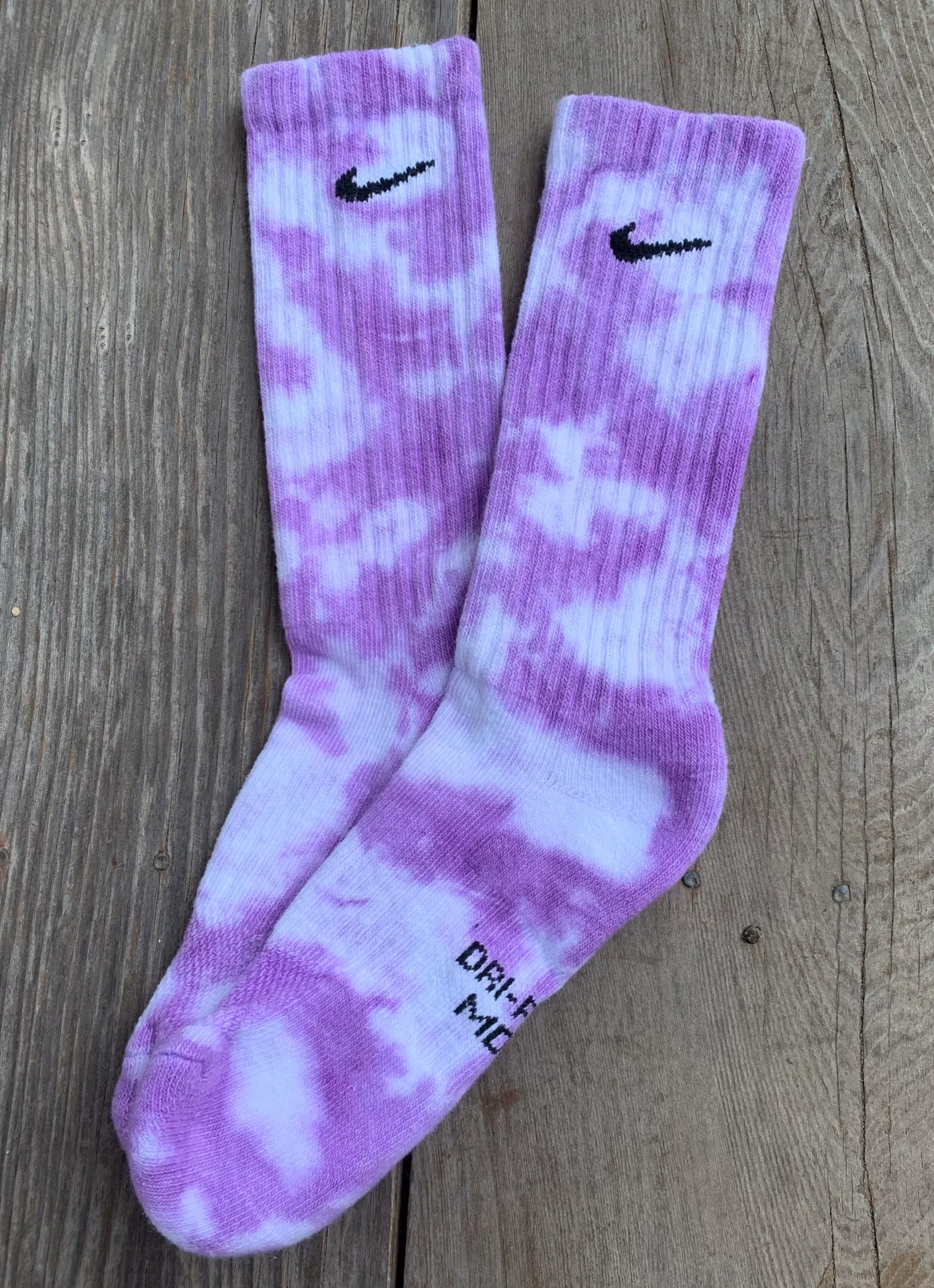 Nike 🖤Black Friday Sale🖤 Purple Tie Dye Socks - Image 2